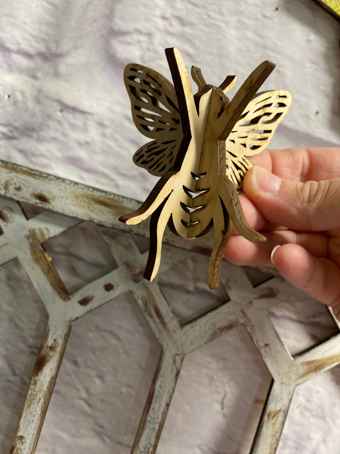 3D Bumble Bee Laser Cut Out Blank