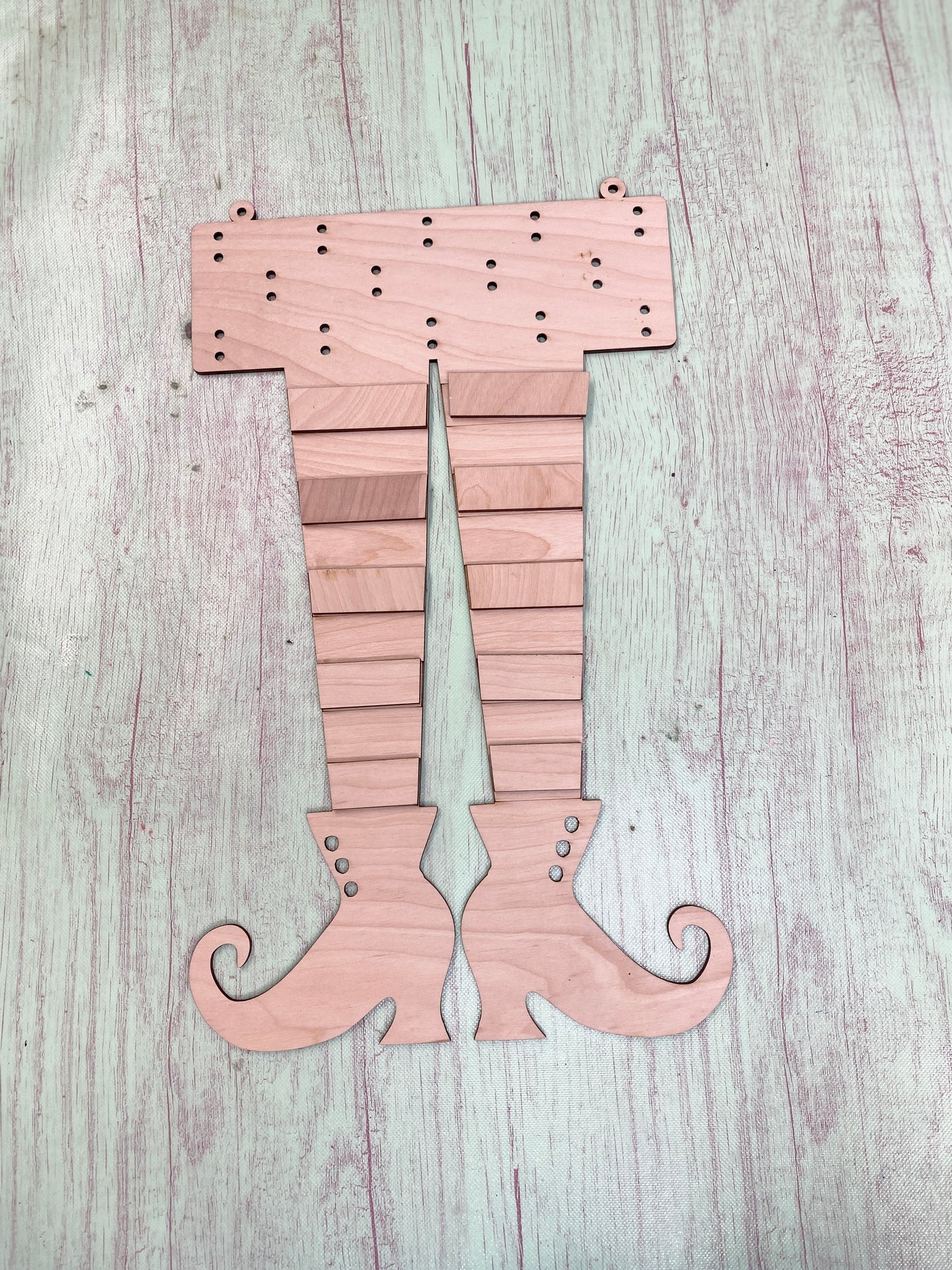 Witches Legs / Wreath Form / Halloween Decor / Laser Cut Door Hanger / Blanks for DIY Project