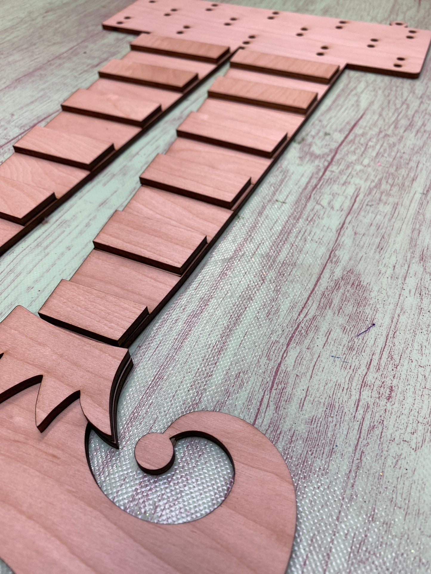 Elf feet and Legs / Wreath Form / Christmas Decor / Laser Cut Door Hanger / Blanks for DIY Project