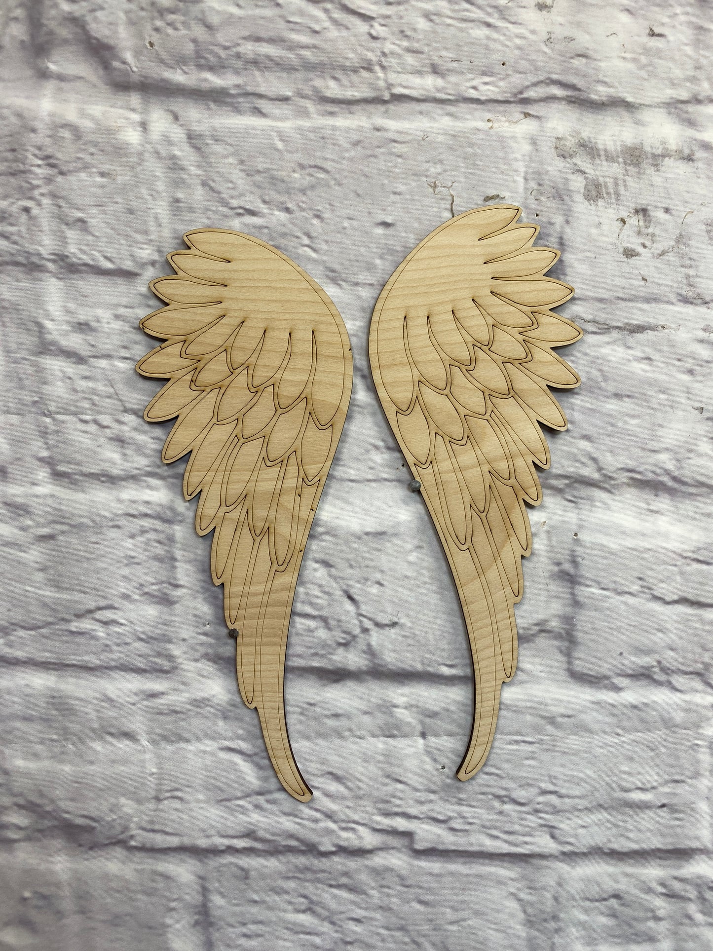 Angel Wings Wooden Laser Cut Out Blank