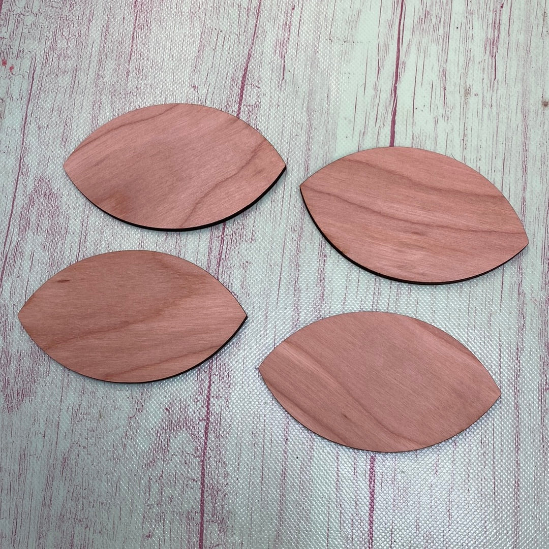 Football Shape Laser Cut Blank for DIY Project