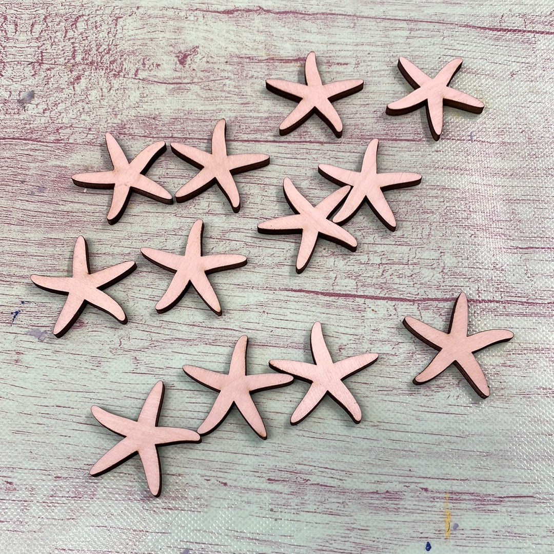 Starfish Shape Little Bitty / MINI Laser Cut Blank for DIY Project