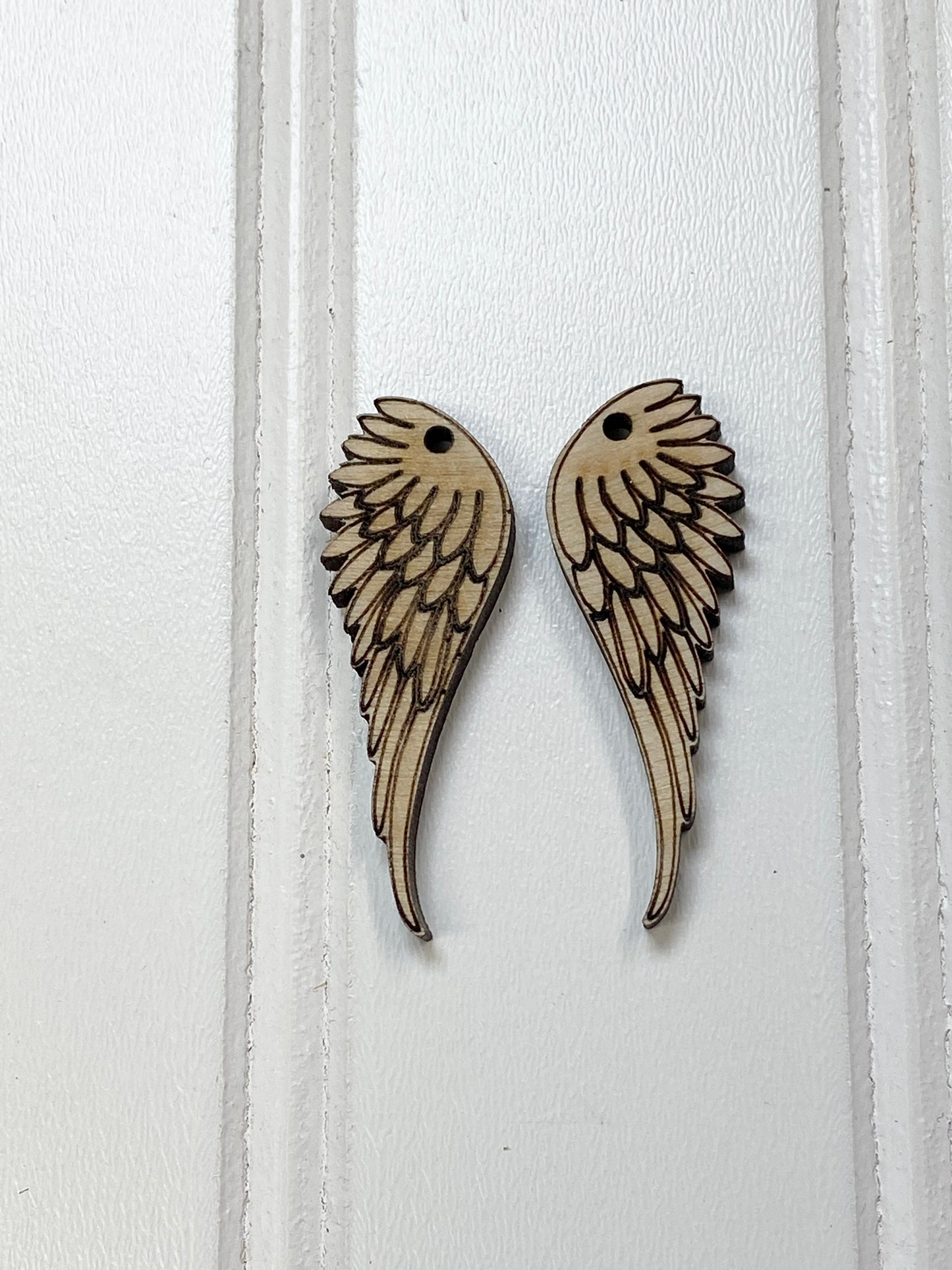 Angel Wing Earrings Laser Cut Out Blank