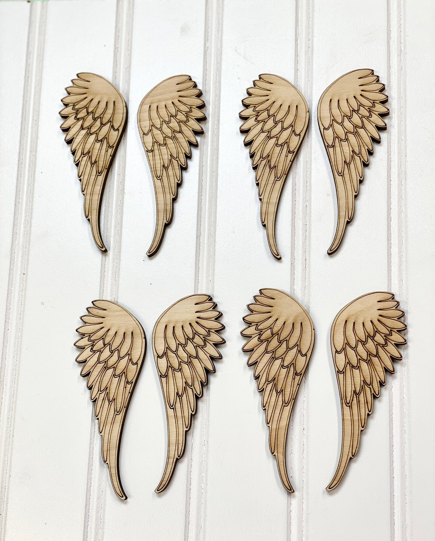 Angel Wings Wooden Laser Cut Out Blank