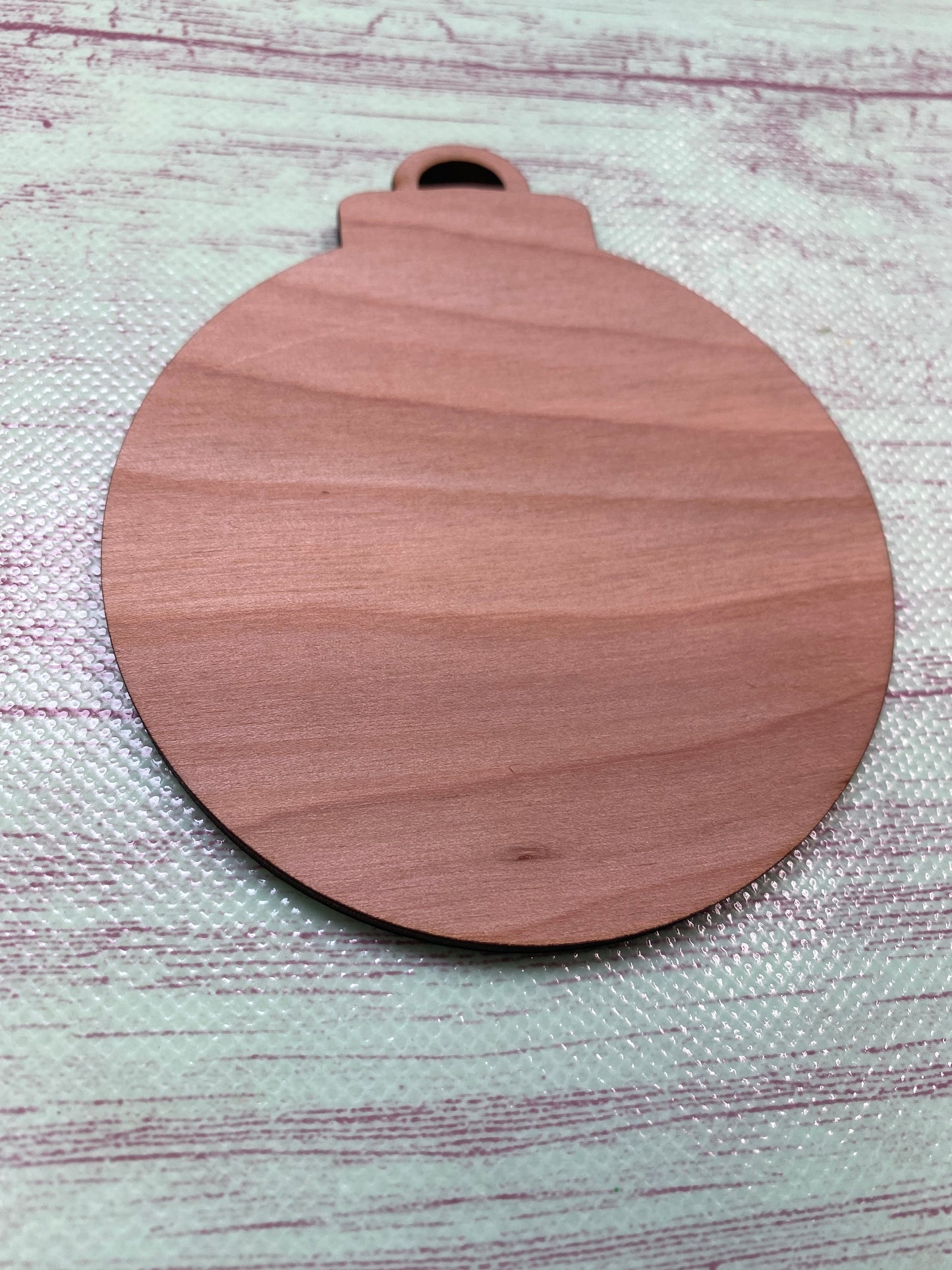 Christmas Ornaments Blanks Shiplap or Plain Laser Cut / Engraved Wooden Blank Ornament