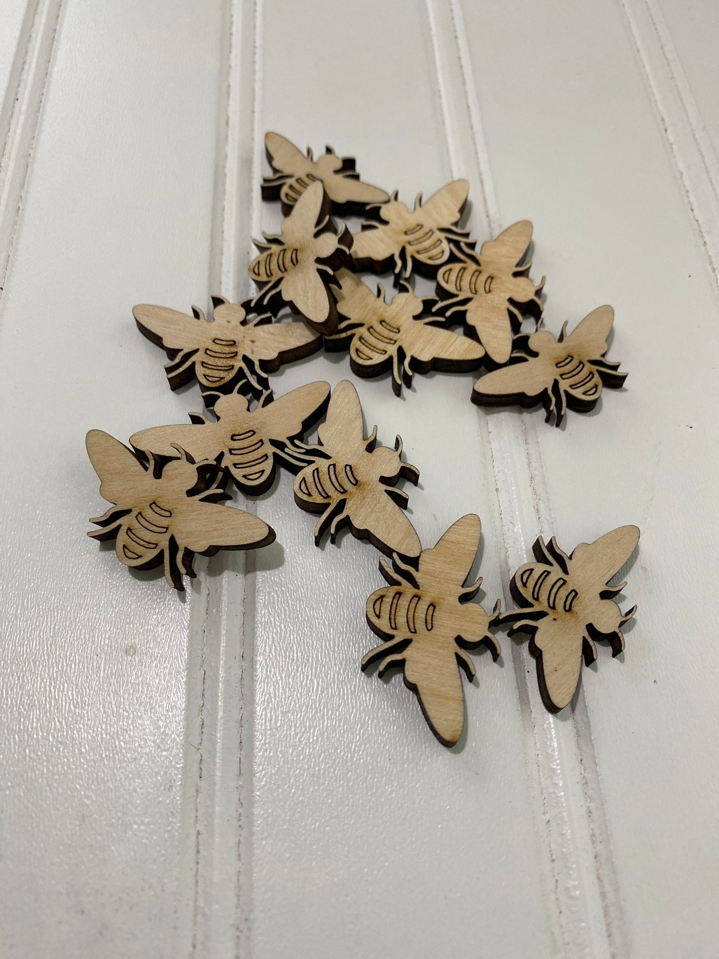 Bee Shape Little Bitty / MINI Laser Cut Blank for DIY Project