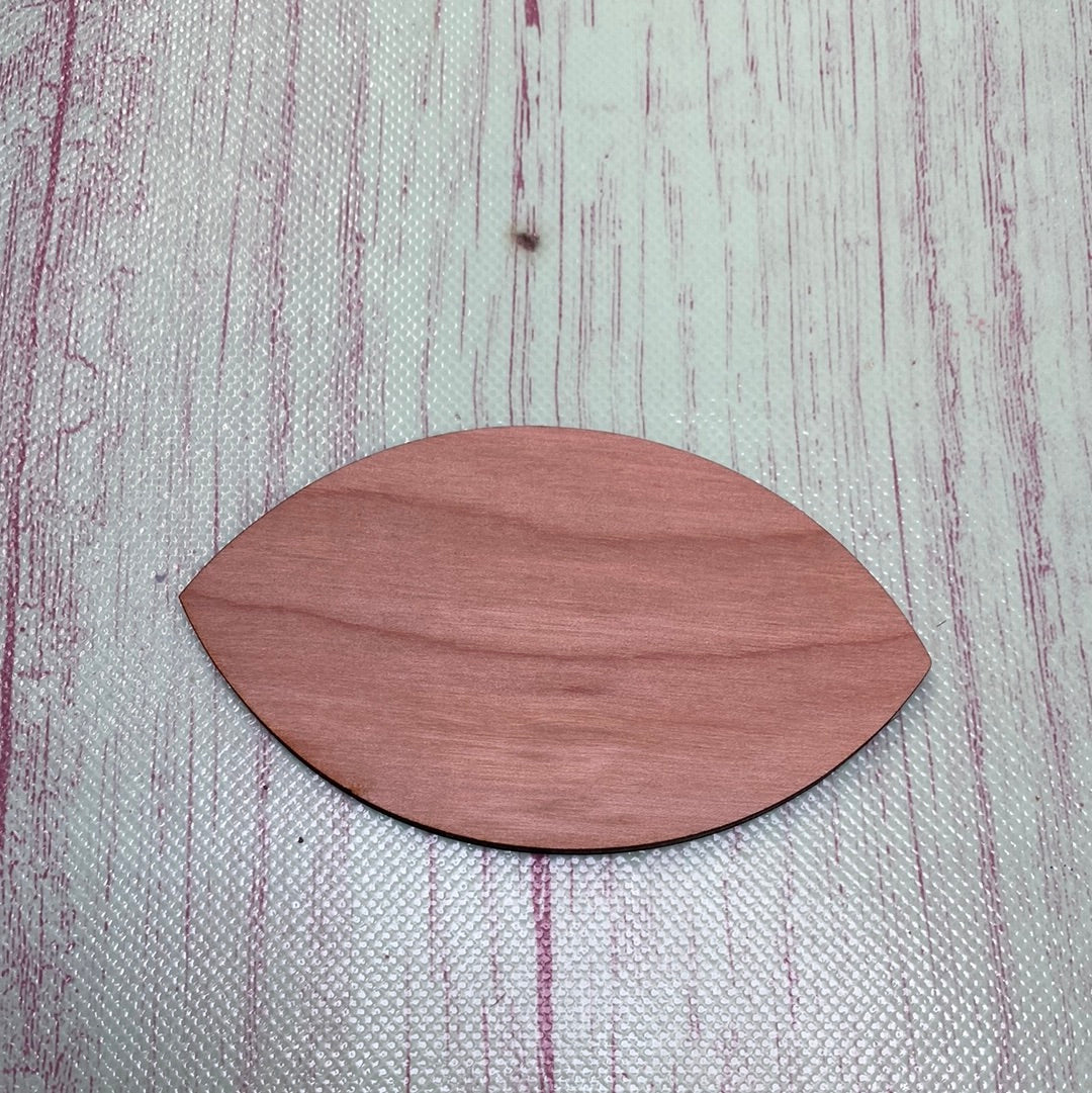 Football Shape Laser Cut Blank for DIY Project