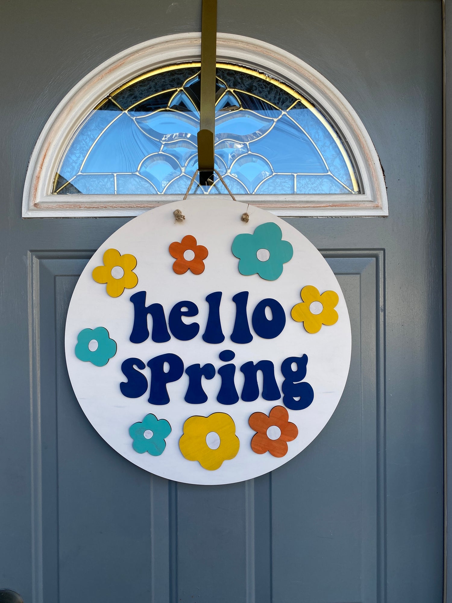 Painted Door Hangers and Decor
