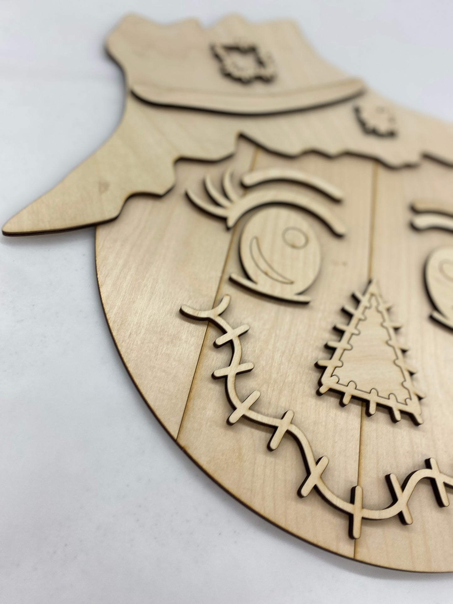 Scrarecrow Door Hanger Laser Cut / Engraved Wooden Blank