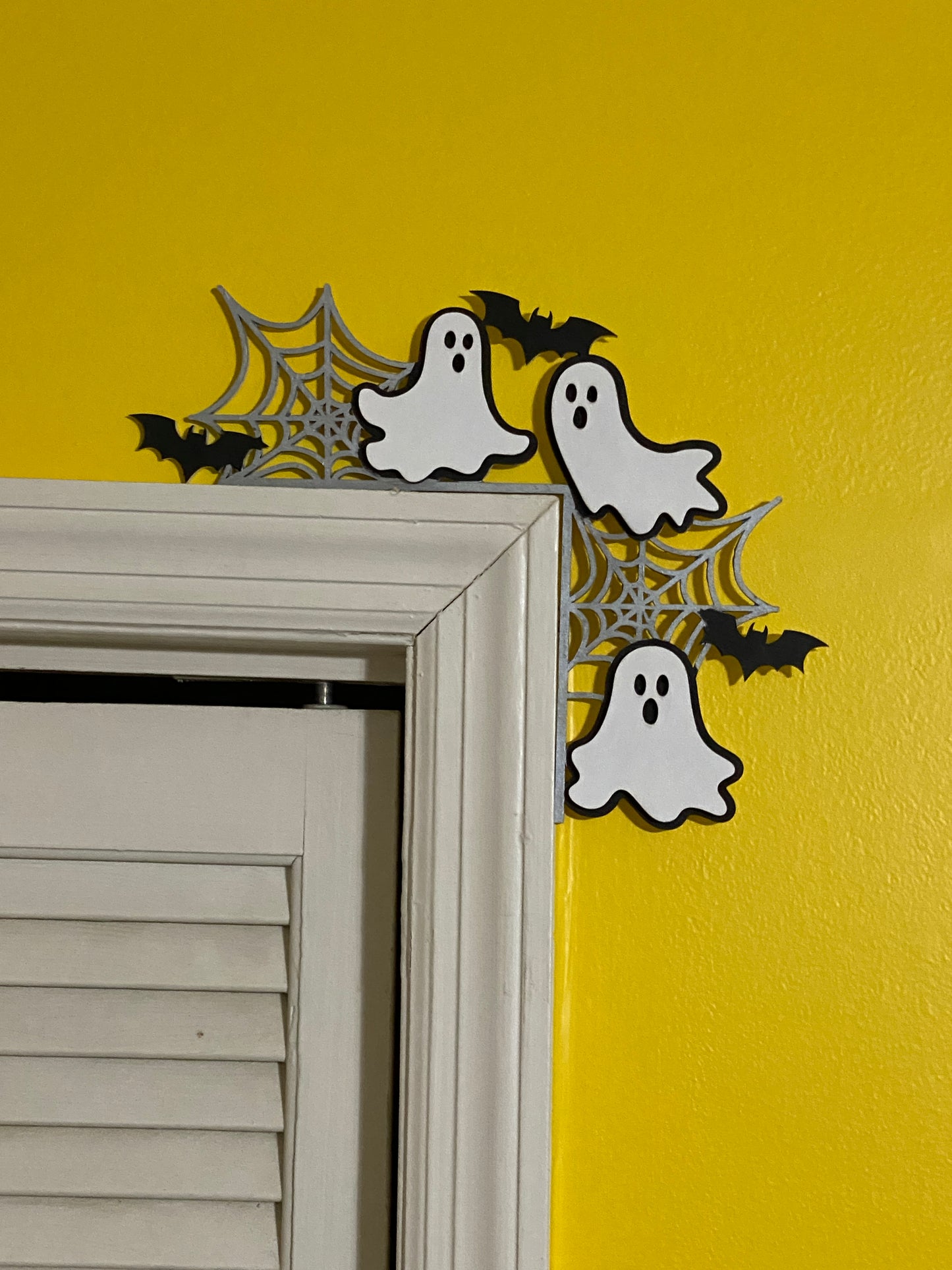 Halloween Theme Doorframe Corner Accent Laser Cut Out Blank
