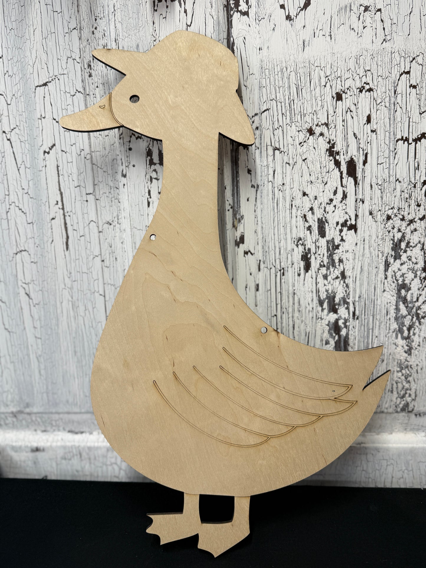 Wood Blank Cutout Shapes Wood Blank Cutouts – 1/4” Birch – Goose Duck Shapes for Small Business & DIY Home Decor Projects