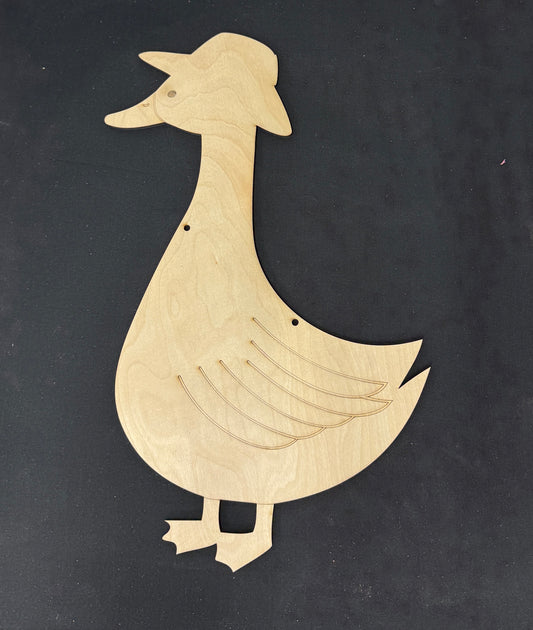 Wood Blank Cutout Shapes Wood Blank Cutouts – 1/4” Birch – Goose Duck Shapes for Small Business & DIY Home Decor Projects