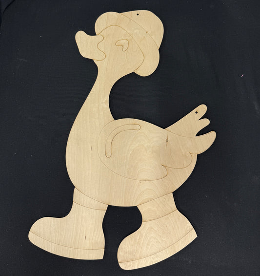 Wood Blank Cutout Shapes Wood Blank Cutouts – 1/4” Birch – Goose Duck Shapes for Small Business & DIY Home Decor Projects