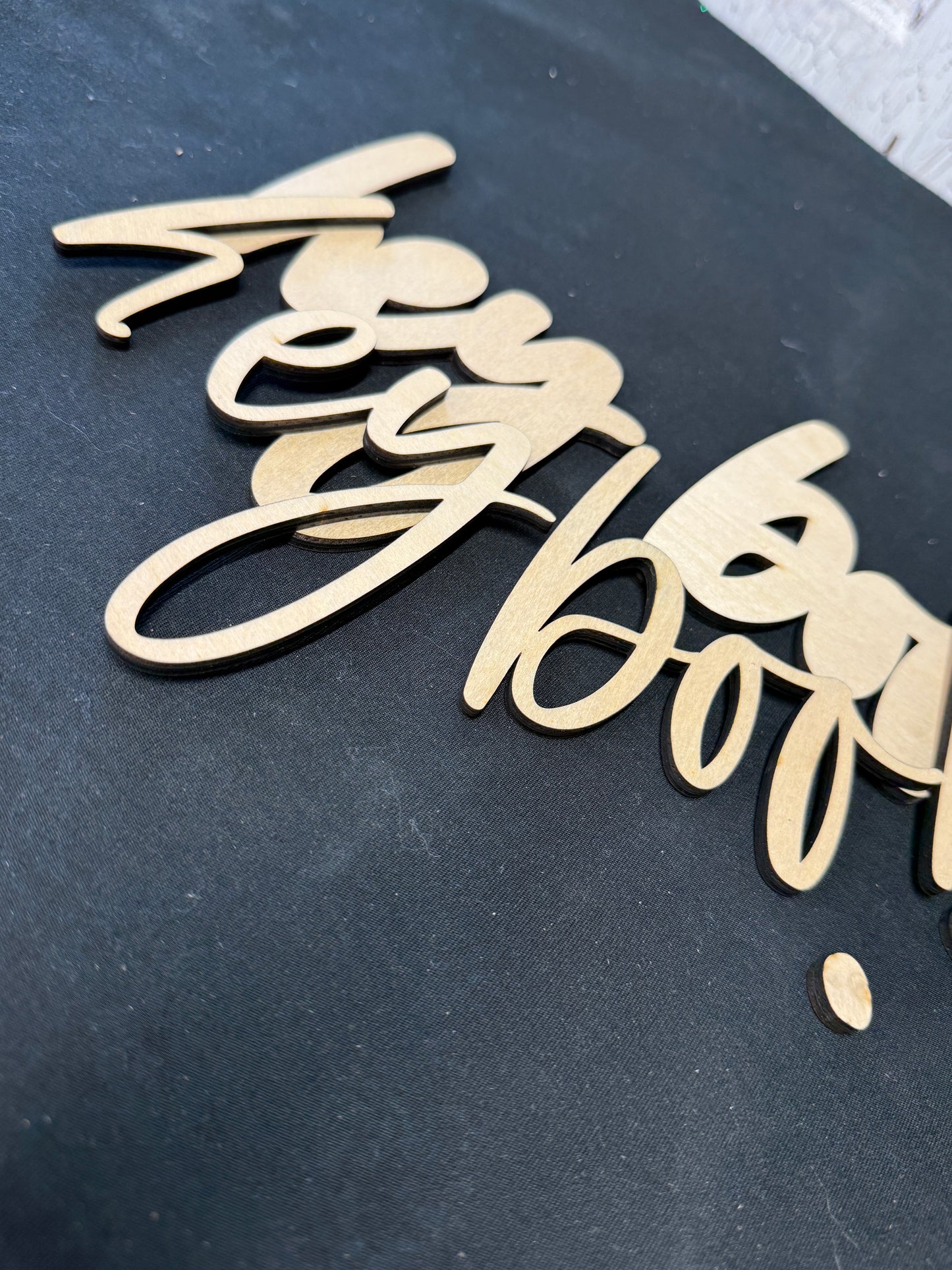 DIY Hey Boo Ghost Happy Halloween Porch Leaner Wood Cutout Set – Flying Ghost Porch Decor Wood Blanks