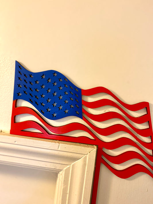 Patriotic Themes Doorframe Corner Accent