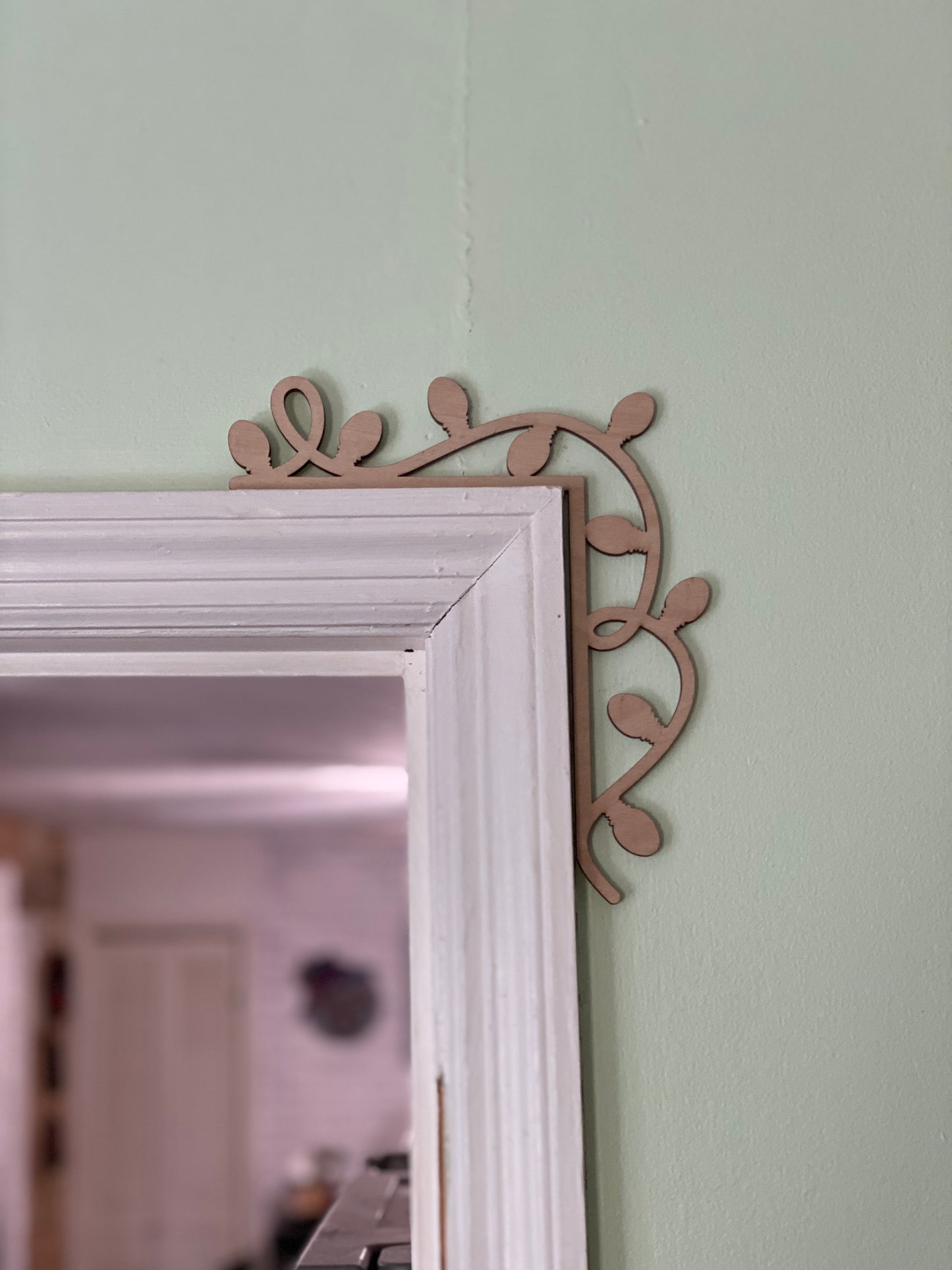 Christmas Themes Doorframe Corner Accent Laser Cut Out Blank