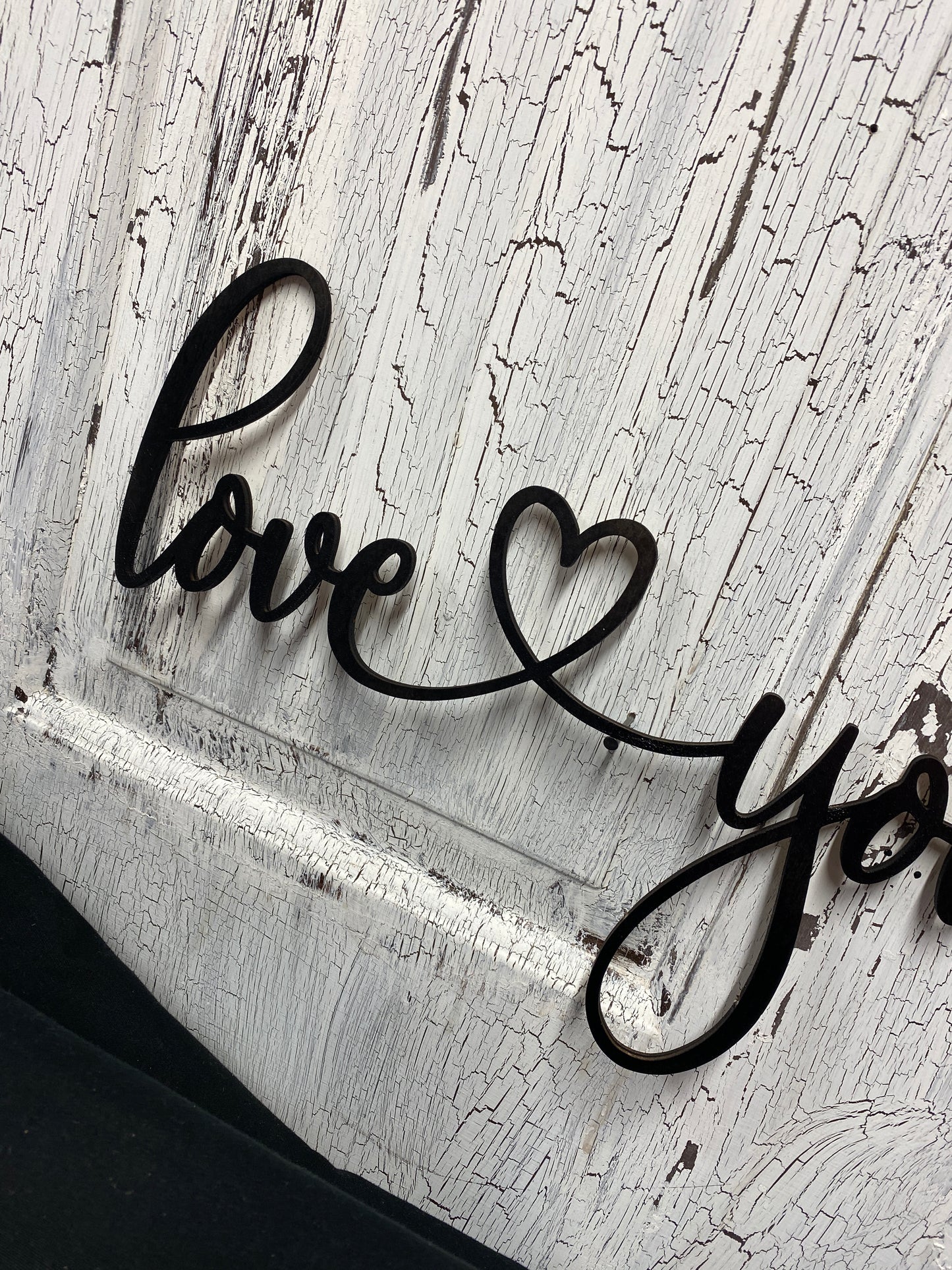 Love You More Laser Wood Cutout DIY Blanks