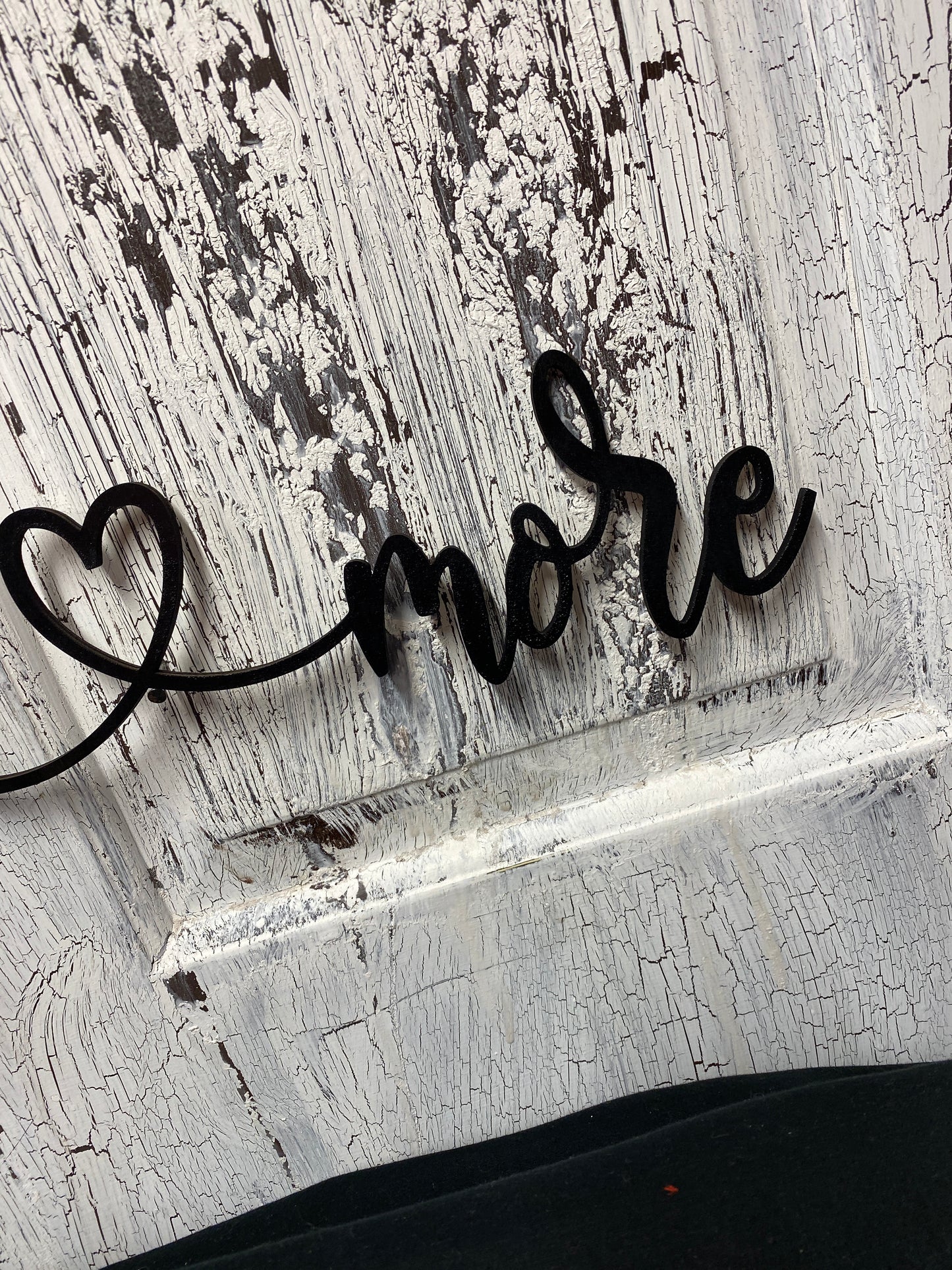 Love You More Laser Wood Cutout DIY Blanks