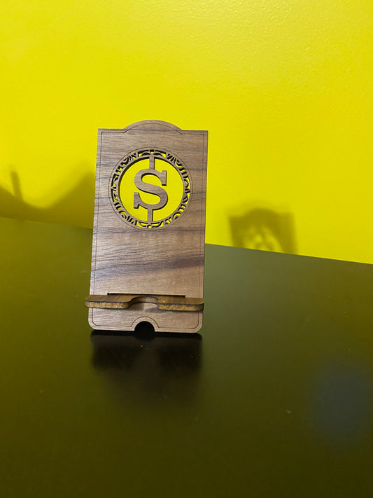 Monogram / Initial Cell Phone or Tablet Stand Laser Cut Blanks