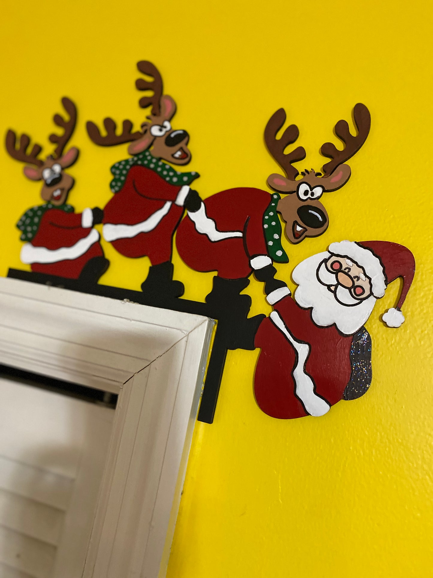 Christmas Themes Doorframe Corner Accent Christmas Holiday Decor Gift