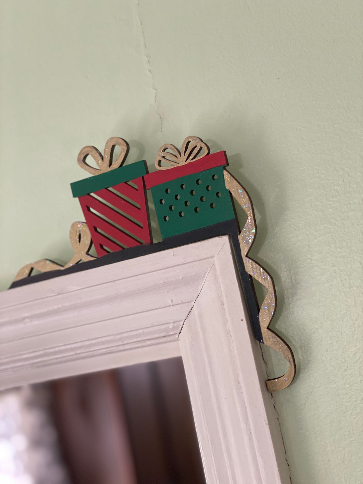 Christmas Themes Doorframe Corner Accent Christmas Holiday Decor Gift