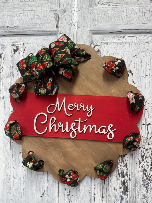 Ribbon Hole Door Hanger DIY Kit or Ready to Hang