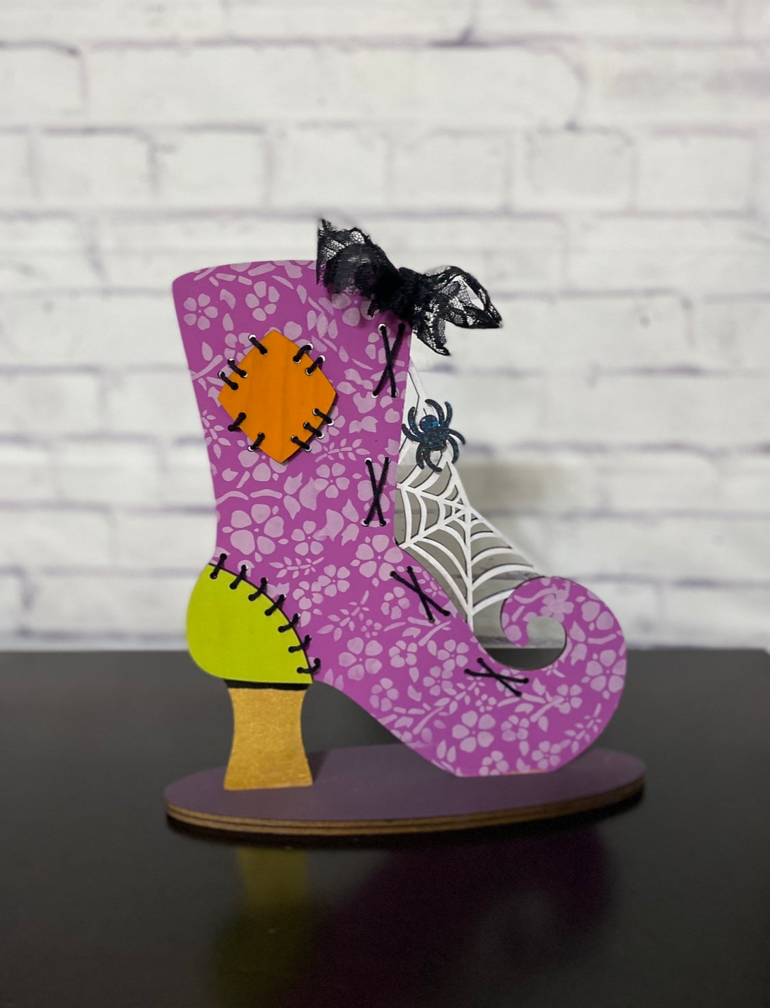 Witches Boot / Halloween Decor /  Laser Cut Door Hanger / Blanks for DIY Project