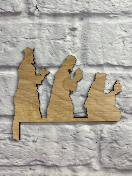 Christmas Themes Doorframe Corner Accent Laser Cut Out Blank