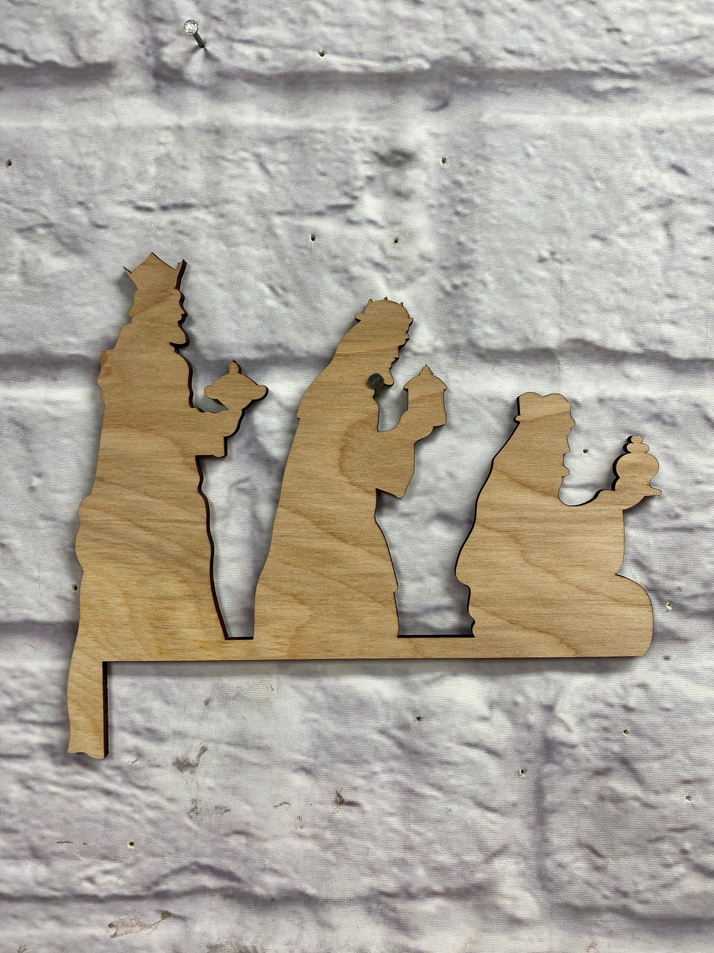 Nativity Holy Family Door Corner,  Wise Men Door Corner, Christmas Themes Doorframe Corner Accent Laser Cut Out Blank