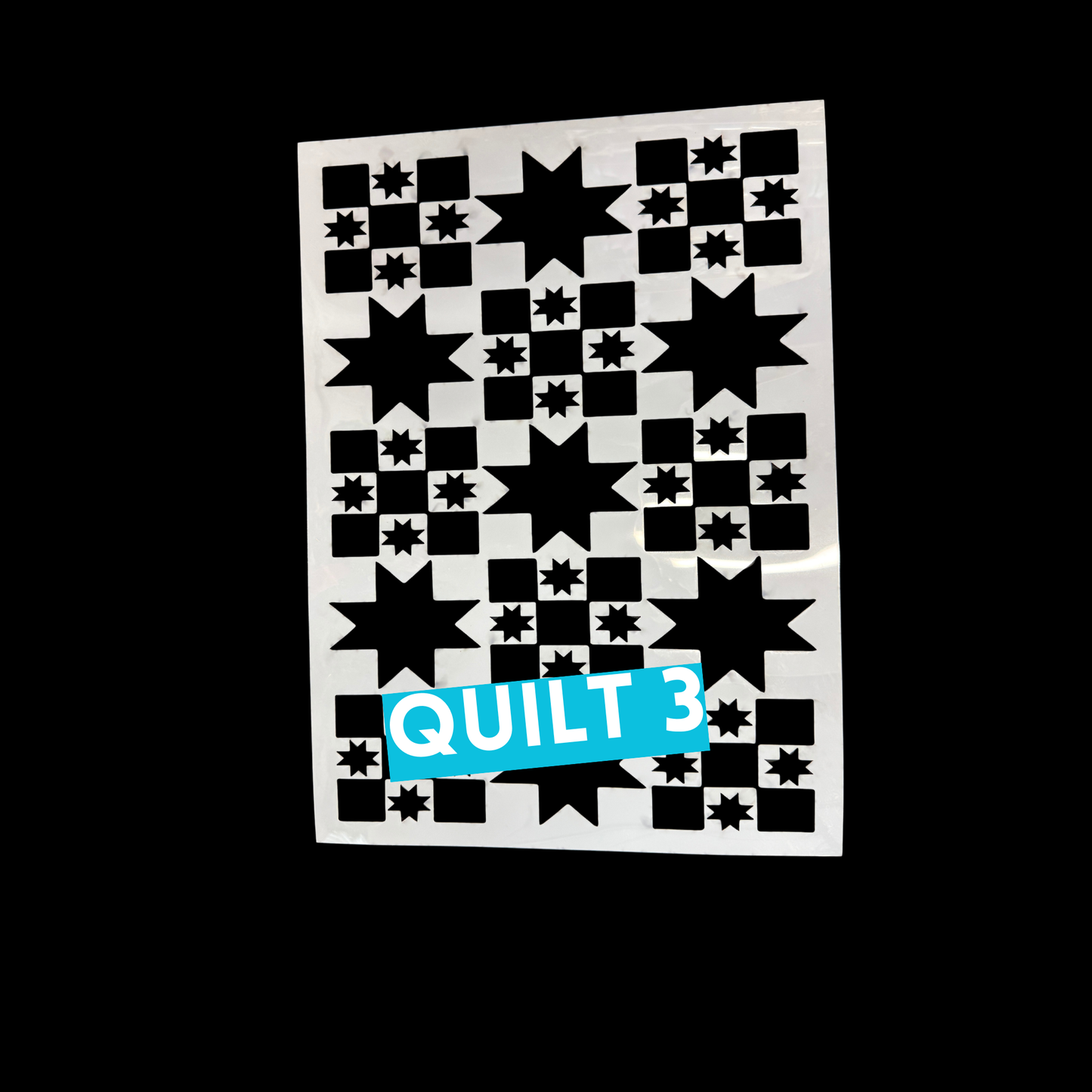 Patterns / Geometric Designs Laser Cut Mylar Stencil – Reusable Stencil for Walls, Wood Signs & Furniture | Boho, Floral, Check & Harlequin Patterns | 11.5 x16 (Copy)