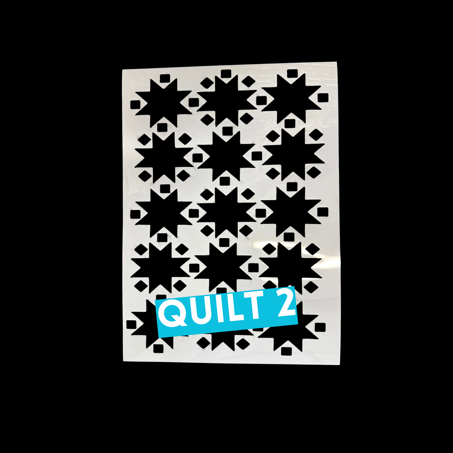 Patterns / Geometric Designs Laser Cut Mylar Stencil – Reusable Stencil for Walls, Wood Signs & Furniture | Boho, Floral, Check & Harlequin Patterns | 11.5 x16 (Copy)