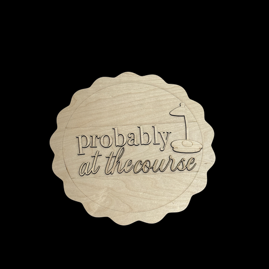 Golf Door Hanger Blank Kit | Probably at the Course DIY Wood Craft