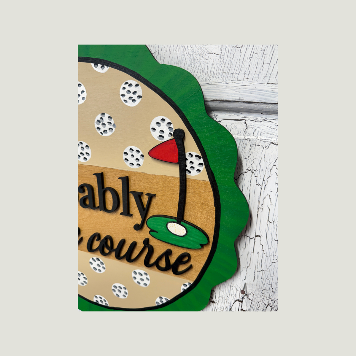Golf Door Hanger Blank Kit | Probably at the Course DIY Wood Craft