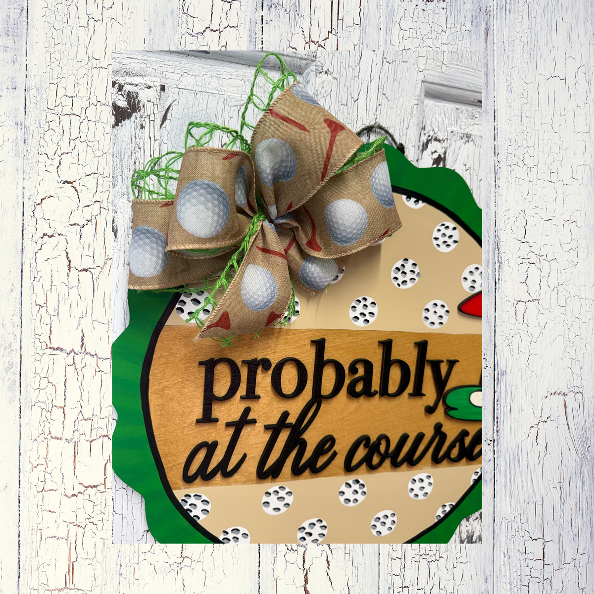 Golf Door Hanger Blank Kit | Probably at the Course DIY Wood Craft