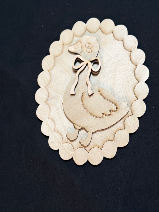 DIY Porch Goose Porch Leaner Wood Cutout Set – Hey Silly Goose Porch Decor Wood Blanks