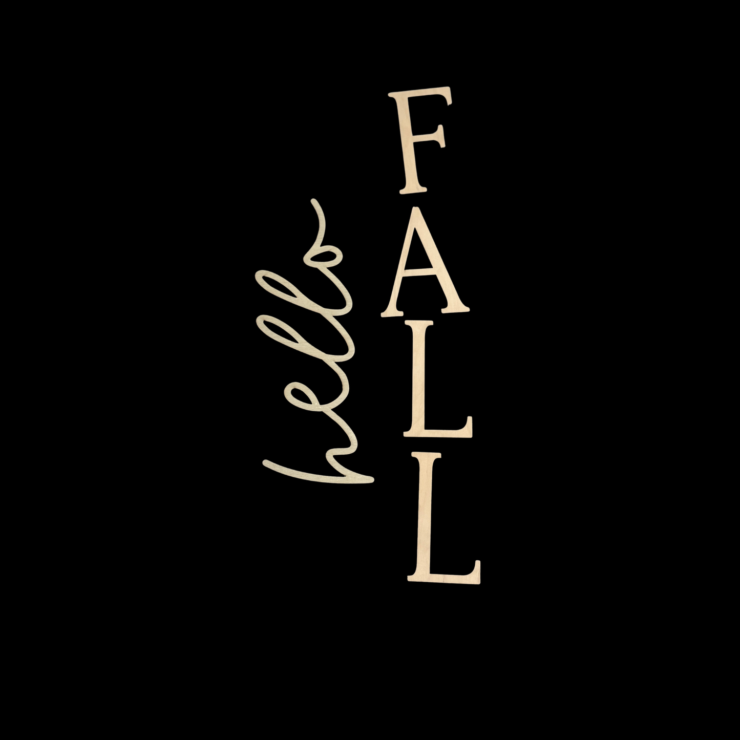 Hello Fall Porch Leaner Cutouts – DIY Wood Sign Blanks