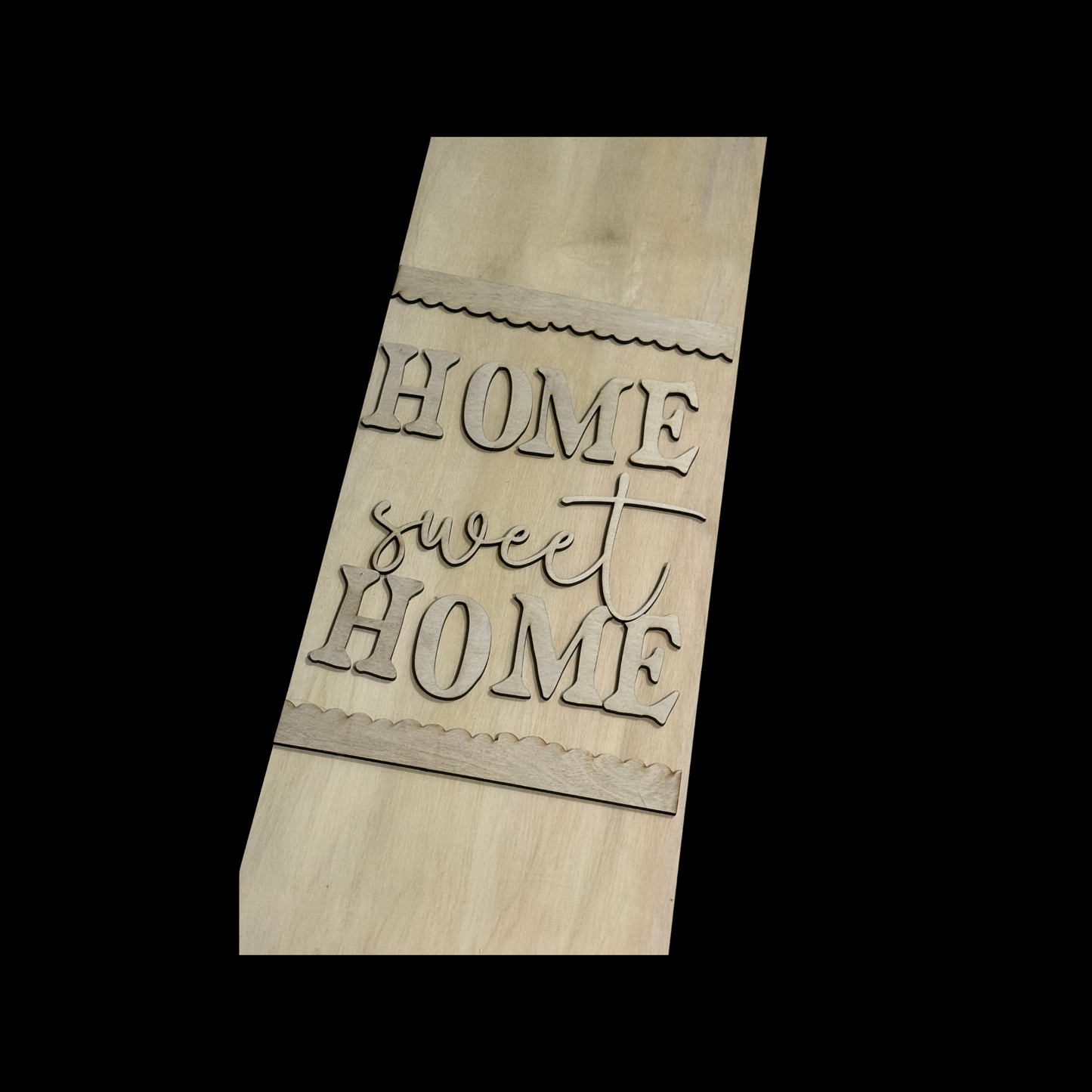 Home Sweet Home DIY Porch Leaner & Welcome Door Hanger Kit