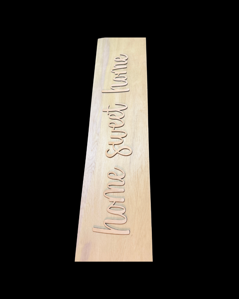 DIY Porch Leaner & Door Hanger Wood Cutout Set – Welcome Scallop Round & Home Sweet Home Blank Kit