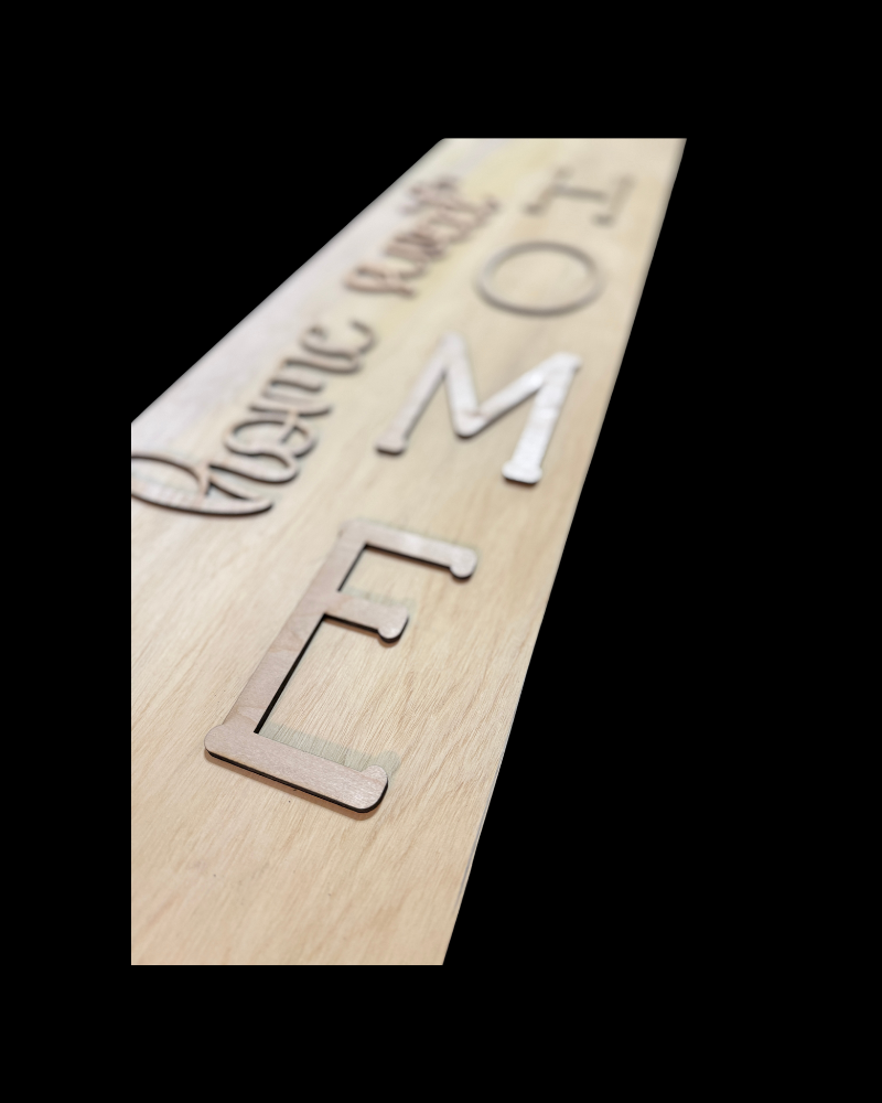 DIY Porch Leaner & Door Hanger Wood Cutout Set – Welcome To Our Home & Home Sweet Home Blank Kit