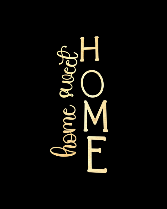 DIY Porch Leaner & Door Hanger Wood Cutout Set – Welcome To Our Home & Home Sweet Home Blank Kit