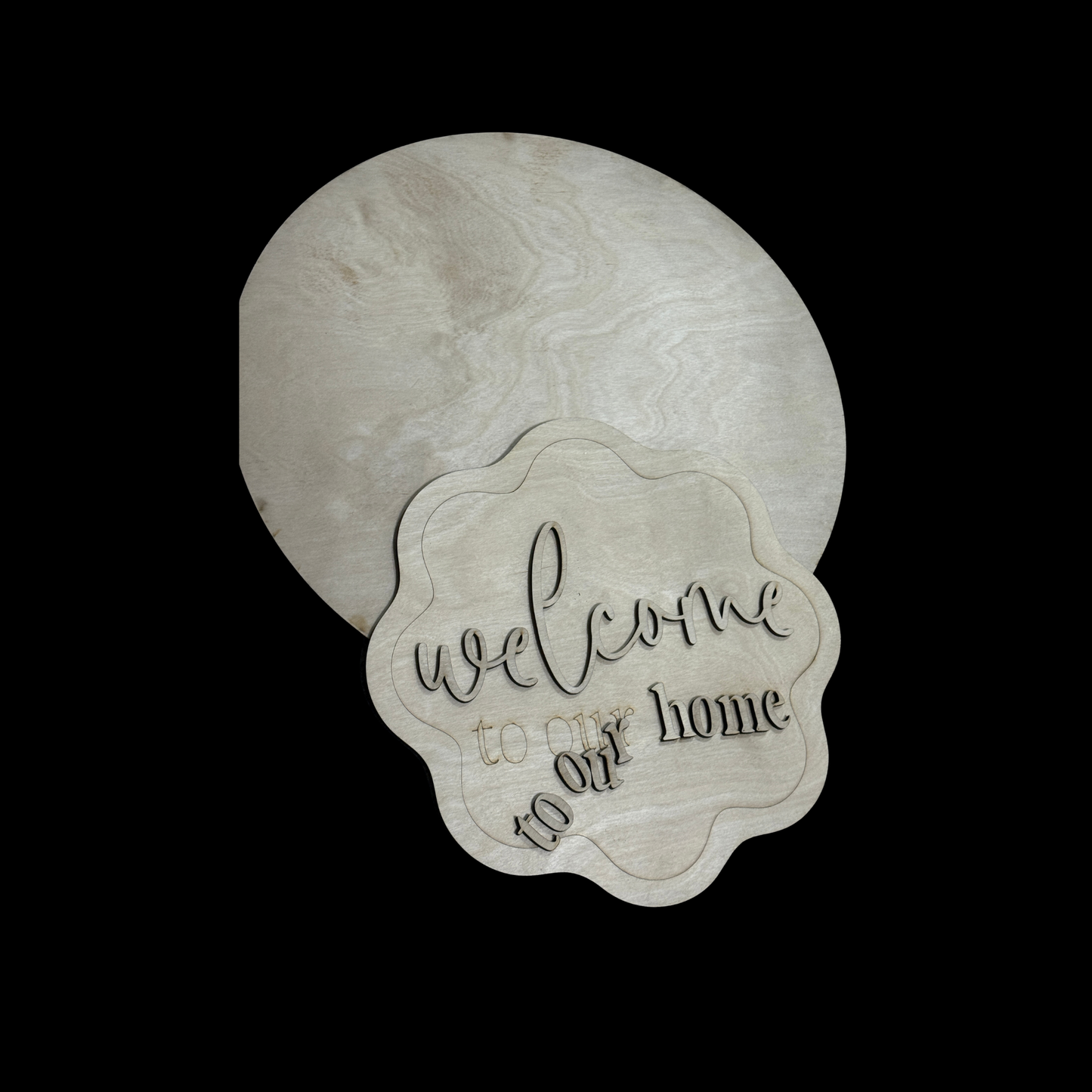 Home Sweet Home DIY Porch Leaner & Welcome Door Hanger Kit