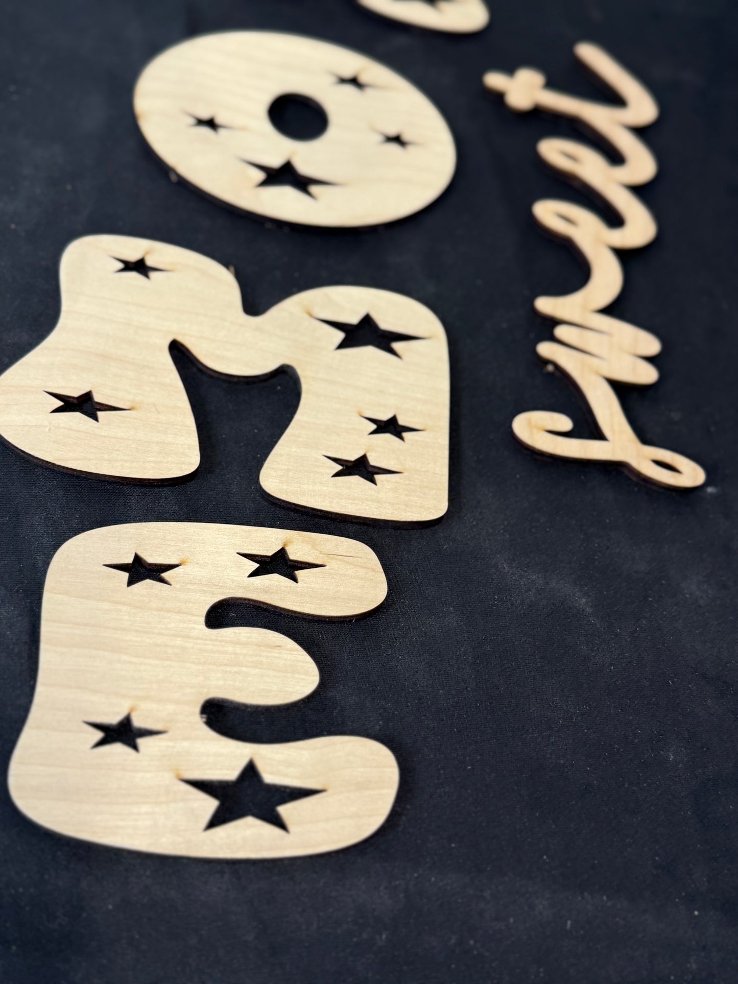 DIY One Nation Under God Door Hanger & Porch Leaner Kit | Patriotic Wood Sign Blank | Laser Cut Wood Craft Kit | Fourth of July DIY Decor