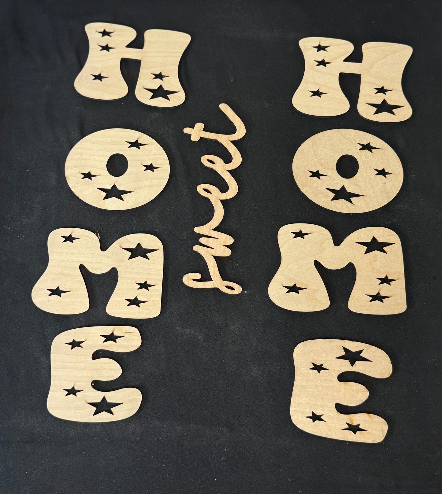 DIY One Nation Under God Door Hanger & Porch Leaner Kit | Patriotic Wood Sign Blank | Laser Cut Wood Craft Kit | Fourth of July DIY Decor