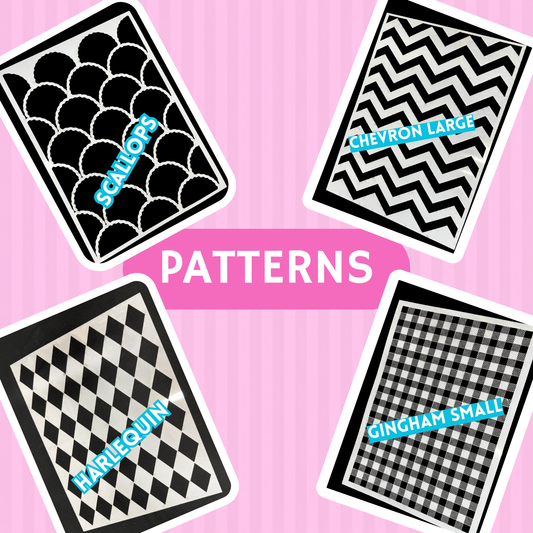 Patterns / Geometric Designs Laser Cut Mylar Stencil – Reusable Stencil for Walls, Wood Signs & Furniture | Boho, Floral, Check & Harlequin Patterns | 11.5 x16 (Copy)