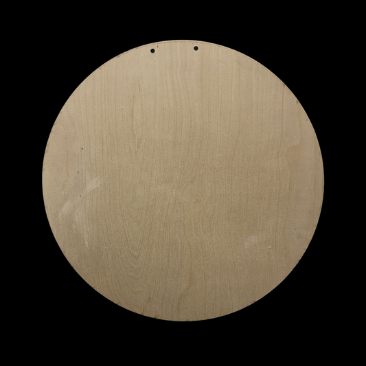 Round Wood Blank Cutout Shapes Wood Blank Cutouts – 1/4” Birch – Craft Shapes for Small Business & DIY Home Decor Projects