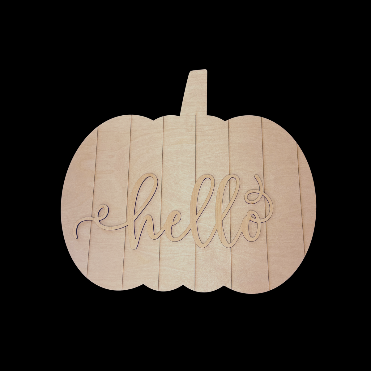 DIY Shiplap Pumpkin Door Hanger Blank – Unfinished Wood Hello Fall Decor