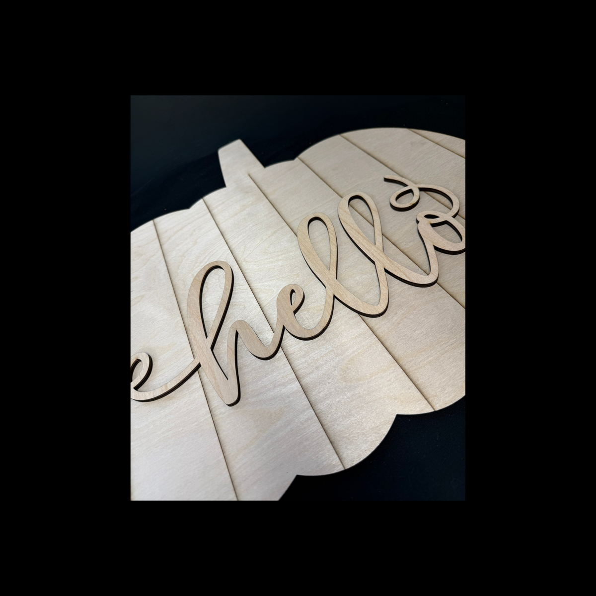 DIY Shiplap Pumpkin Door Hanger Blank – Unfinished Wood Hello Fall Decor
