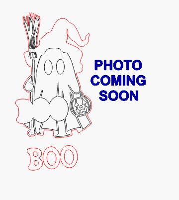 Ghost Witch Door Hanger DIY Kit | Wood Blank