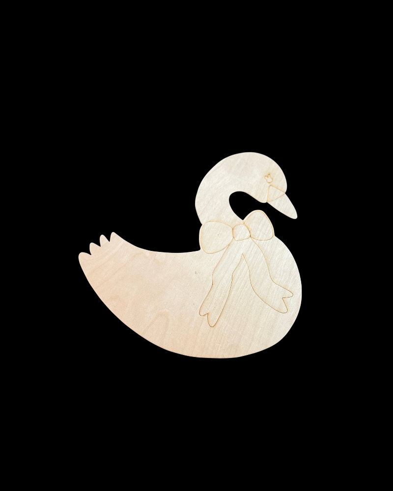 DIY Swan Porch Leaner & Door Hanger Wood Cutout Set – Welcome to Our Home Home Sweet Home Blank Kit