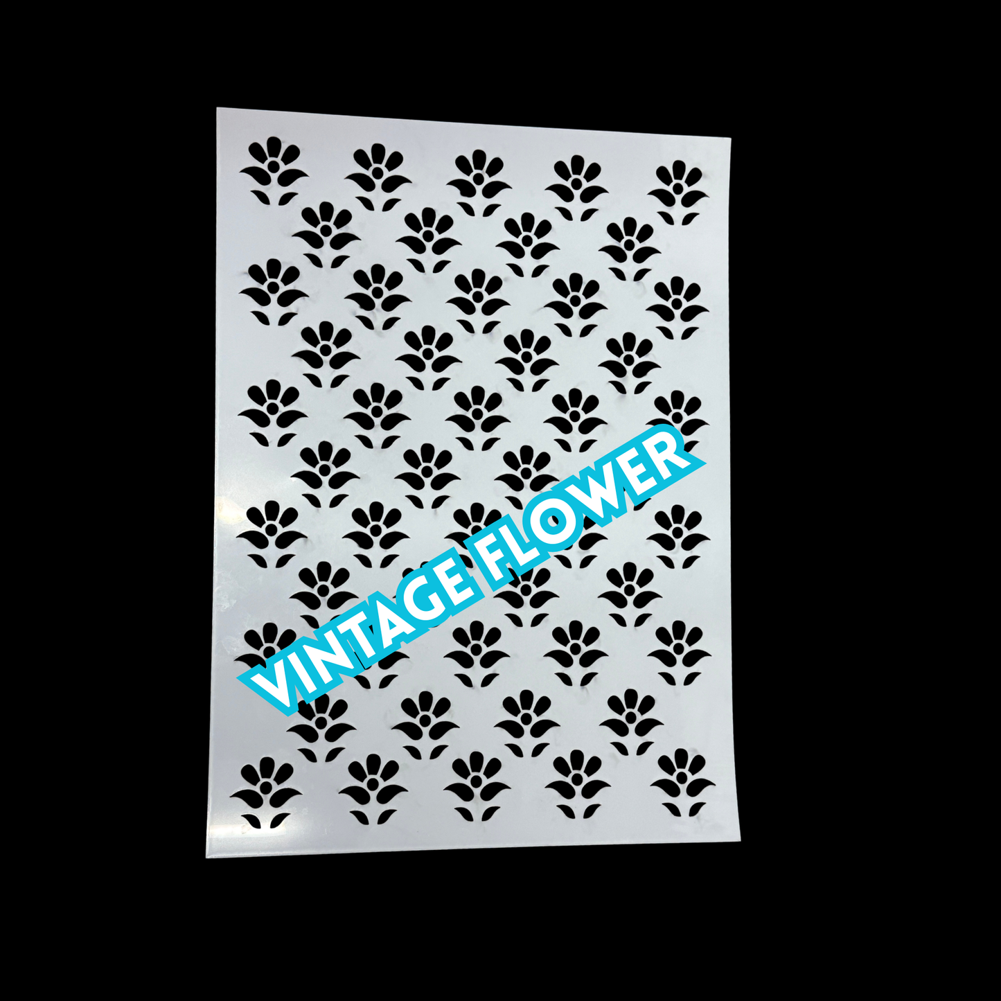 Patterns / Geometric Designs Laser Cut Mylar Stencil – Reusable Stencil for Walls, Wood Signs & Furniture | Boho, Floral, Check & Harlequin Patterns | 11.5 x16 (Copy)